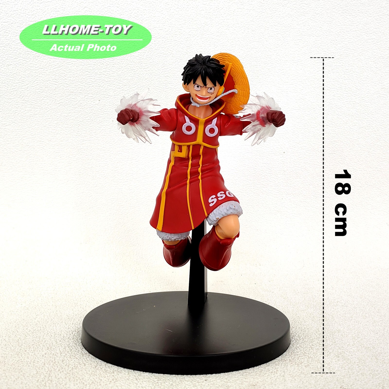 Anime OP Monkey D. Luffy Whole Cake Island Arc battle punches Figure Toy Gift