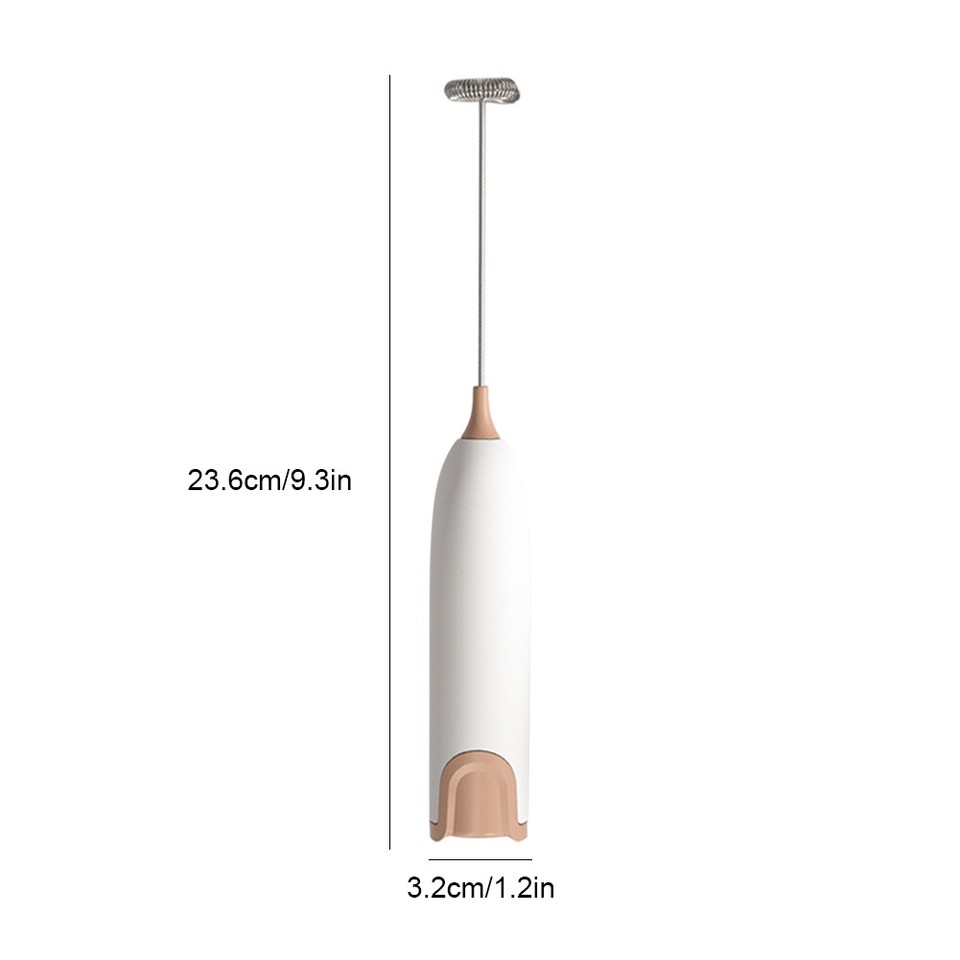  Electric Milk Frother Useful Handheld Coffee Cappuccino Creamer Whisk