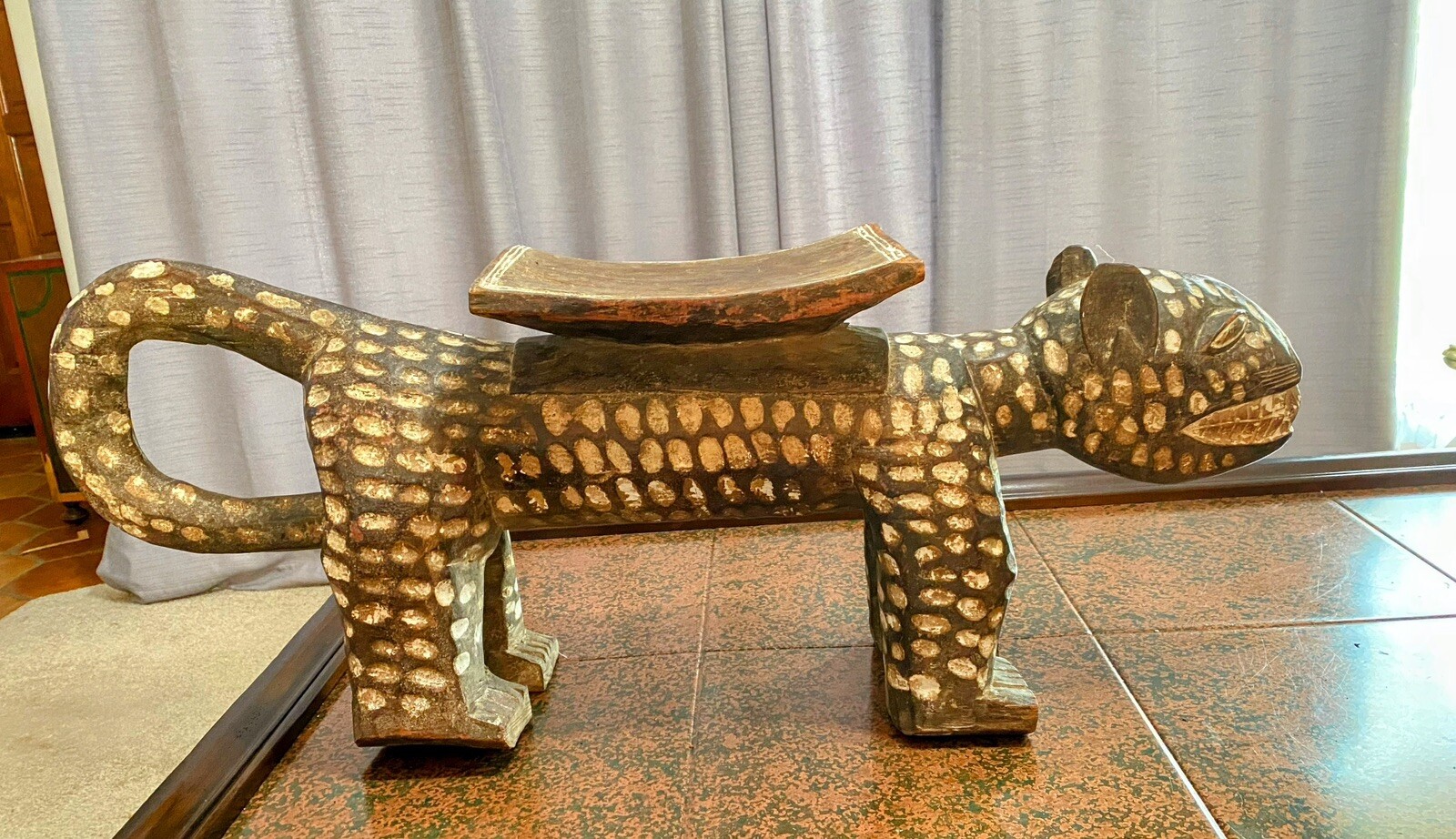 Vintage animal carved wooden sculptures eBay