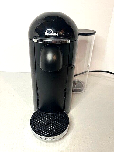 Breville Nespresso Vertuo plus Macchina da Caffè ed Espresso - Nero - BNV450BLK - Foto 2 di 18
