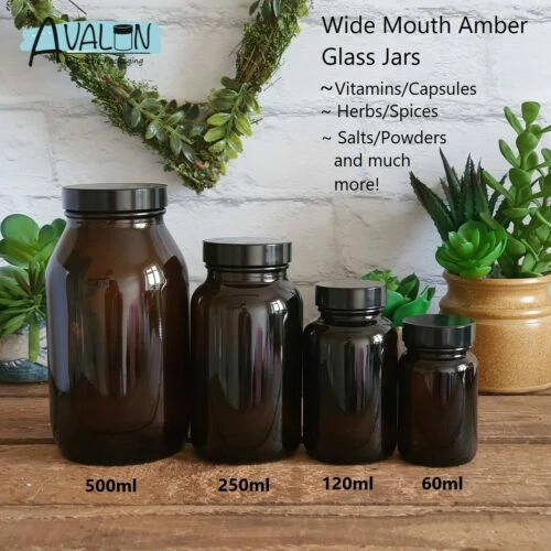 Black Glass Kitchen Canisters & Jars