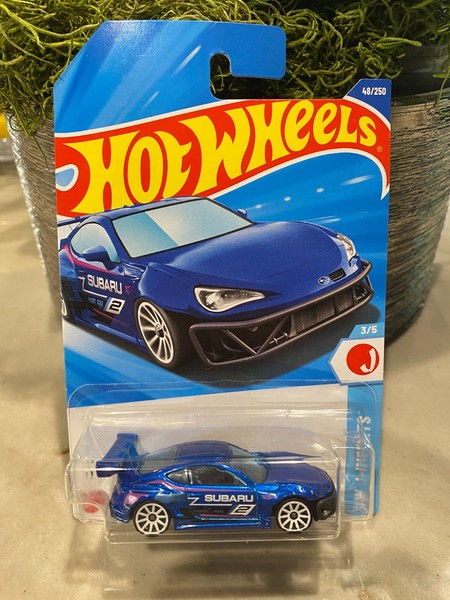 Hot Wheels 2025 HW J-Imports #48 Subaru BRZ Blau 10 Speichen RäDer 1:64-image
