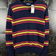 Polo Ralph Lauren Boy's Striped Vtg Sweater XL (Women's XS)