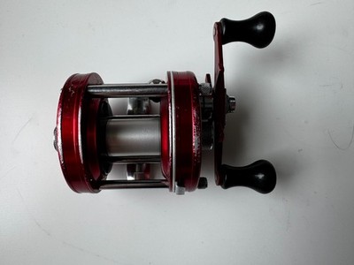 Vintage 1980 Abu Garcia Ambassadeur 5500 Red Baitcasting Reel ABU Sweden
