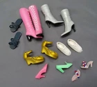 Barbie Doll Shoes Accessory LOT VTG 70s 80s 90s Boots Open Toe Sandals Sneakers