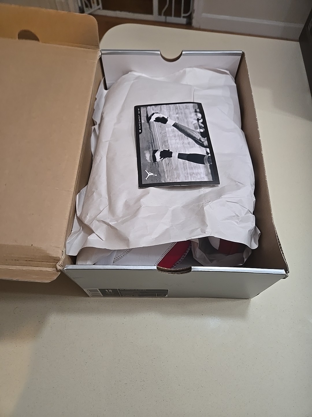 Size 13 -Air Jordan 10 Retro 2005 Red Steel 2005 BRAND NEW IN BOX 100% WEARABLE  thumbnail 19