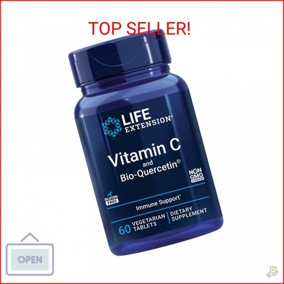 Life Extension Vitamin C and Bio-Quercetin , Cardiovascular Health Supplement, I