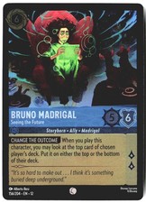 Disney Lorcana TCG Bruno Madrigal Seeing The Future 156/204 Foil Wilds Unknown