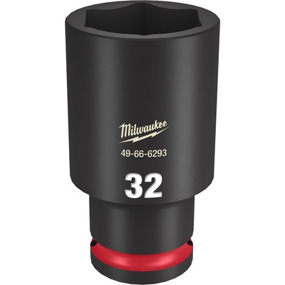 Milwaukee 49-66-6293 SHOCKWAVE Impact Duty 1/2''Drive 32MM Deep 6 Point Socket