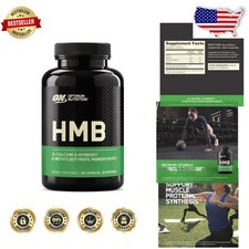 HMB 1000mg Capsules: Muscle Growth & Repair, 90 Count, GMP Certified