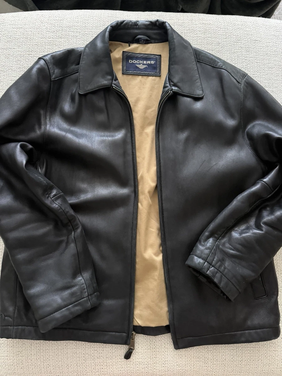 DOCKERS Leather Outer Shell Coats, Jackets & Vests for Men for