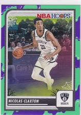 2023-24 NBA HOOPS SLIME BORDER NICOLAS CLAXTON BROOKLYN NETS HAUNTED - 254