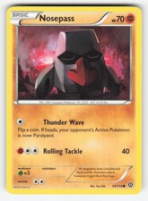 Nosepass 54/114 Common Steam Siege Pokemon Lightly Played