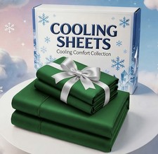 Bamboo Fibre Bed Sheet Set Deep Pocket Cooling Soft Wrinkle Free Sheets