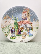 Royal Limoges Noel The Nativity 1972 by Roch Popelier Christmas Collector Plates