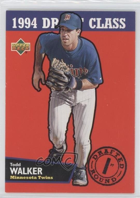 1995 Upper Deck Minor League Top Prospect 1994 Draft Class Todd Walker #220 0b5