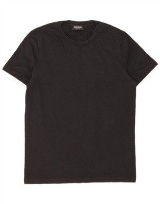 Dondup Mens T-Shirt Top Medium Black Cotton DP07