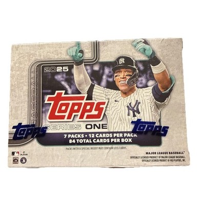 2025 Topps Series One  1 Retail Blaster Box SEALED 7 Packs 12 Cards Per Pack
