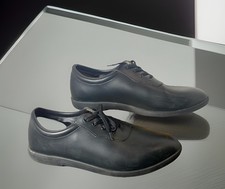 DINKLES Black Patent Leather Marching Shoe Unisex M14/W16 Lace Up