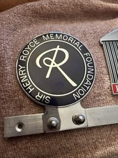 1960s ROLLS ROYCE ENTHUSIAST CLUB RREC VINTAGE CAR RADIATOR Grill Badge EMBLEM