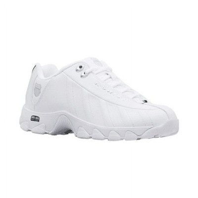 K-Swiss ST329 CMF Men's White Silver Black Sneaker 03426-129