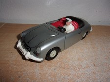 Vintage Tippco TCO Porsche 356 Police Tin Friction Toy Car Silver READ