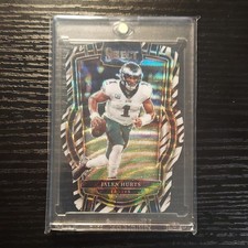 2022 Panini Select Zebra Prizm Die-cut Jalen Hurts 219 Eagles Nfl 2022 Panini Select Zebra Prizm Die-cut Jalen Hurts 219 Eagles Nfl