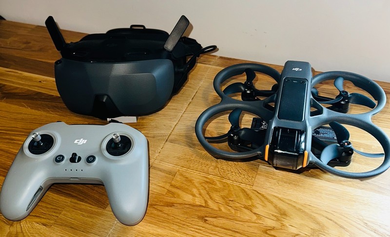 DJI Avata 2 Drone + N3 Goggles & FPV Remote Control 3 [Plus One Battery]