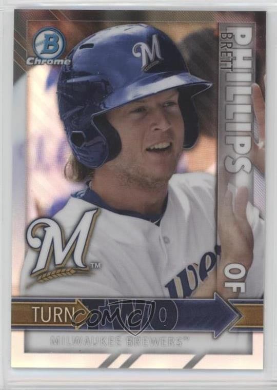 2016 Bowman Chrome Turn Two Trent Grisham Brett Phillips Trent Clark #TT-PC 6u5