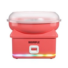 Cotton Candy Machine with LED Lights - Quick Heat-Up Maker with Lidded Bowl f...