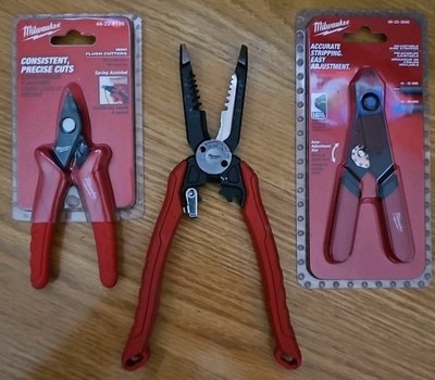 Milwaukee 48-22-3078 Line Plyer -Stipper - Precise Cut Plyers - All 3 Units  