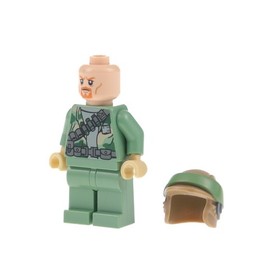 1x Lego Minifigure Star Wars Endor Rebel Trooper Helmet Double Face 75023 sw0507