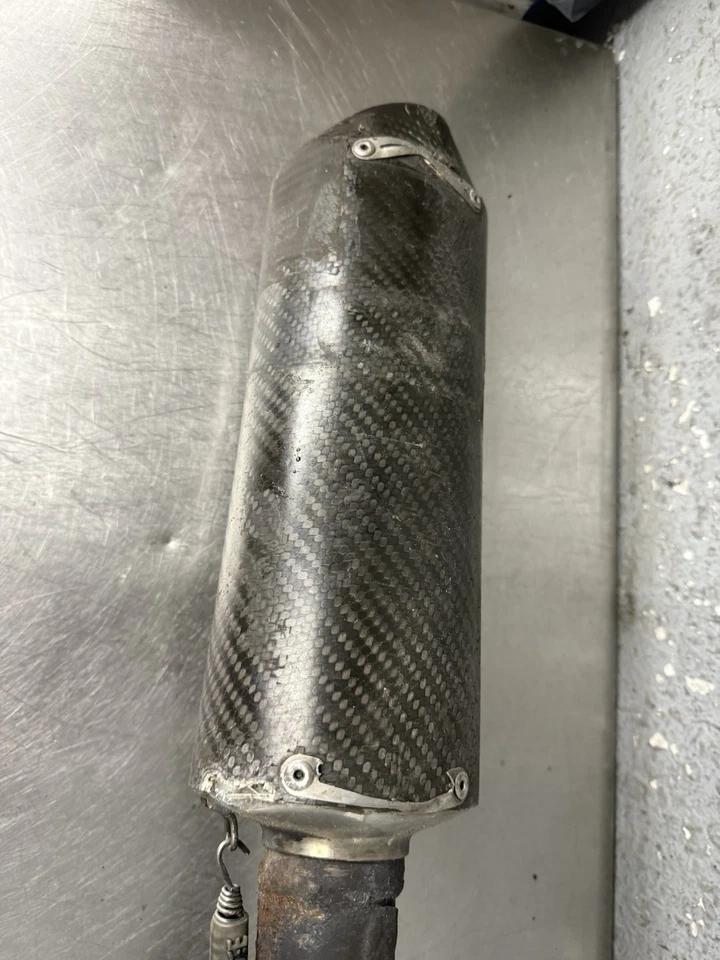 2006-2007 SUZUKI GSXR 600 YOSHIMURA EXHAUST PIPE MUFFLER SLIP ON CAN SILENCER - Image 3 of 4