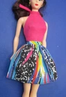 Vintage Barbie Clothes ~❤️~ Skirt and Top Purple Tag #450