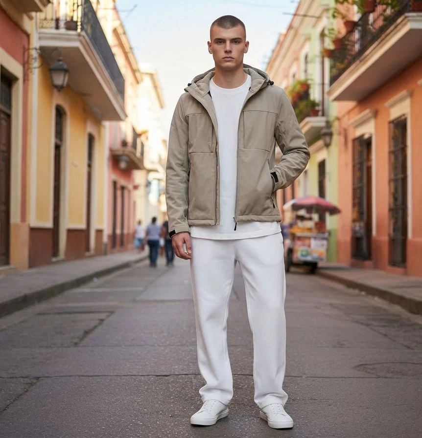 Men's casual summer jacket for activewear. Classic Menswear Soft Black
Opens in a new window or tab
