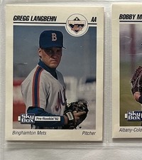 1992: SkyBox MLB Pre-Rookie Baseball Cards, 29 -Gregg Langbehn