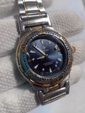 Orologio Uomo Zodiac Professional 200m Quarzo Vintage Spedizione Gratuita