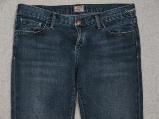 QD05438 **SIGNO DORADO** JEANS MUJER FRONTERA PIERNA RECTA TOBILLO talla 27 AZUL OSCURO Foto 4 de 4
