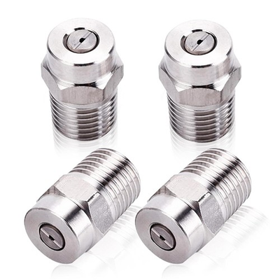 #ad 4 Pack Stainless Steel Pressure Washer Nozzles 0° 15° 25° 40° 4000 PSI 1 4quot; N $25.99