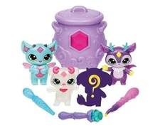 Magic Mixies Sparkle Magic Mega Pack 4 Exclusive Sparkly Mixlings Cauldron