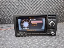 AUDI A3 TT SAT NAV NAVIGATION PLUS RADIO HEAD UNIT  8P0035193G   NO CODE