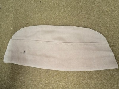 WWII US USMC Khaki Garrison Cap Named to J.M. Stevens