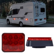 2x 12leds Red Magnetic Wireless Flashing Light Emergency Warning Strobe Beacon