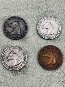 International Arabian Horse Assoc coin, buyer choice of pewter/bronze/other