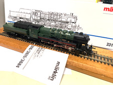 MÄRKLIN HO Dampf Serie 25 004 SNCB Kessel Metall nr. 3316 in OVP - neuwertig -