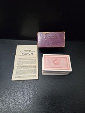 Antique 1913 Flinch Card Game   Complete with Original Box  Instructions
