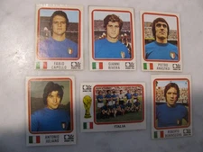 ITALY Panini Germany World Cup 74 12 (Twelve) Figures from RECOVERY - Removed