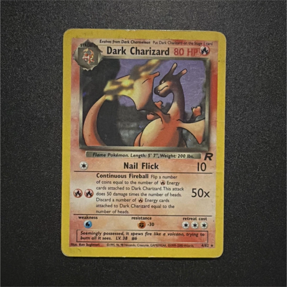 Darkness Charizard Pokémon TCG Individual Collectible Card Game