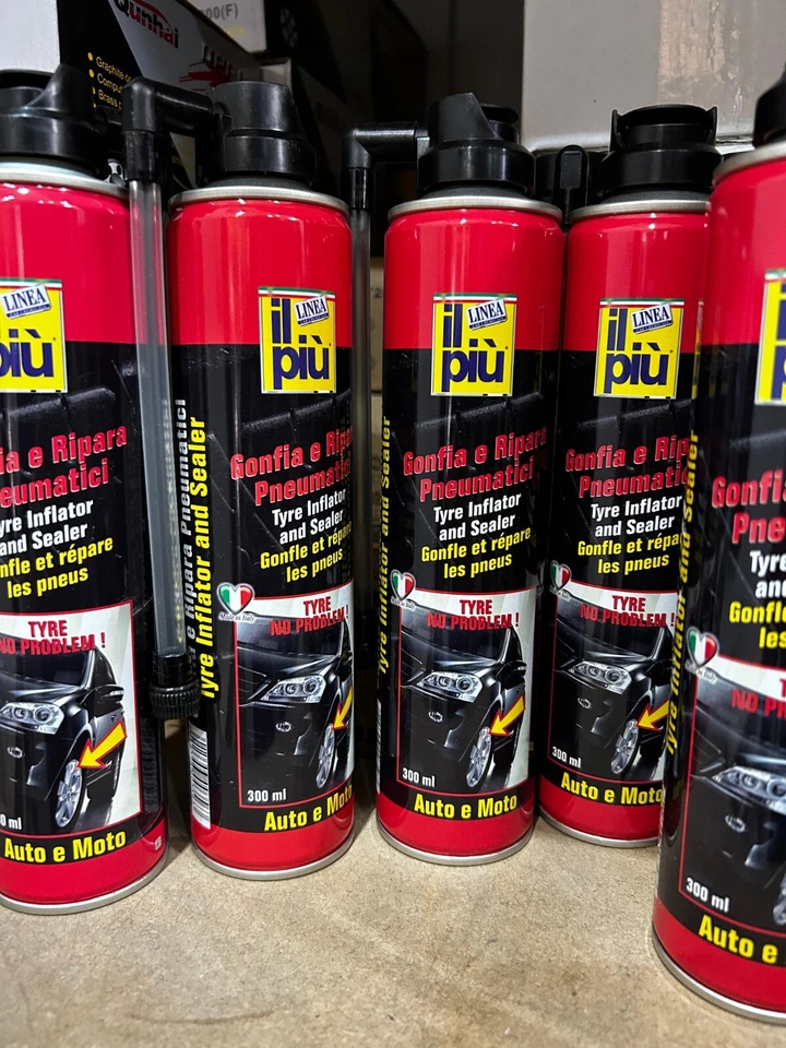 Gonfia e Ripara Gomme Pneumatici Bomboletta Spray Foratura Auto - Image 2 of 4