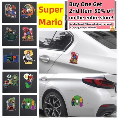 Super Mario Bros Nintendo Decal Auto Car Truck SUV Window Vinyl Stickers Scratch